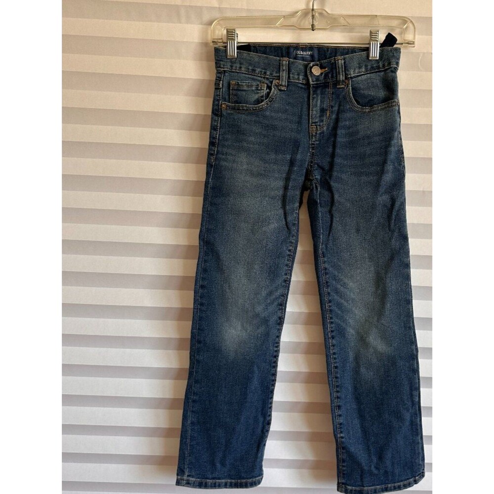 Old Navy Boys Straight Leg Jeans Size 8 Youth Denim Pants